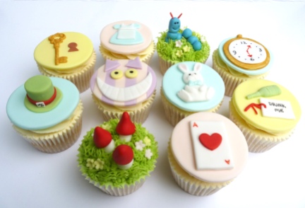 Alice in Wonderland cakes